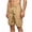 ZA-Khaki shorts for adult, variant on cllios Cargo Shorts Men Quick Dry Lightweight Short Pants with Zipper Pockets Elastic Drawstring Waist with Belt Loops Hiking Outdoor Casual Summer Shorts