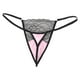 thumbnail image 5 of Ropa interior de satén Sissy para hombre, bragas de retazos de encaje transparente, tanga con cintura elástica, tanga con espalda en T, calzoncillos con suspensorio de tiro bajo, 5 of 5