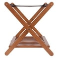 thumbnail image 5 of Winsome Reese Luggage Rack with Shelf, Teak Finish, 5 of 9