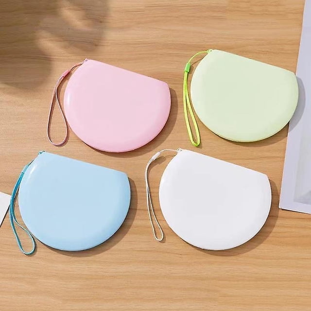 Taian 4 Cajas portátiles de almacenamiento de máscaras Caja plegable portátil Almacenamiento a prueba de suciedad y polvo N95 Almacenamiento de máscaras Clip de máscara de estudiante XianweiShao 8390614563070