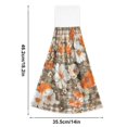 thumbnail image 6 of Yayeee Kitchen Hanging Hand Towels Set of 2 with Loop Bathroom Absorbent Tie Towel, Rustic Floral, 6 of 7