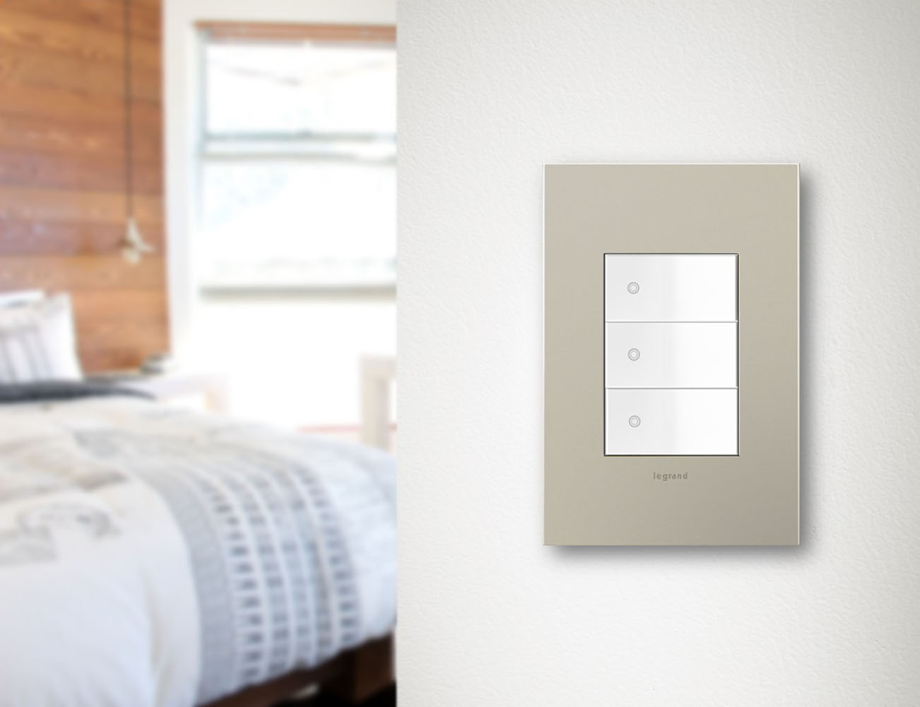 Legrand Awc1g34 Adorne Cast Metal 1+ Gang Light Switch / Outlet Cover Plate - Brass