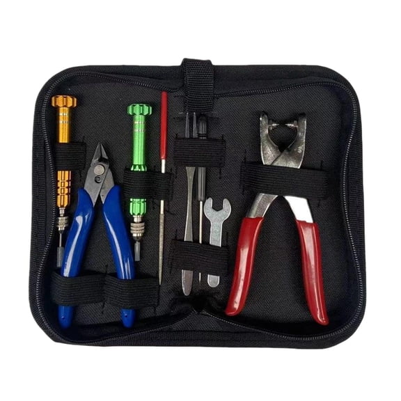 Starting Stringing Clamp Tool Storage Bag Badminton Racket Cold Press Plier