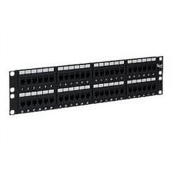 ICC ICMPP48CP6 Cat 6 48-Port Feed-Through Patch Panel, 2 RMS