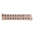 thumbnail image 1 of Juguete educativo temprano, regla matemática aritmética de madera, regalos científicos para niños (1 Uds. Marrón), 1 of 4