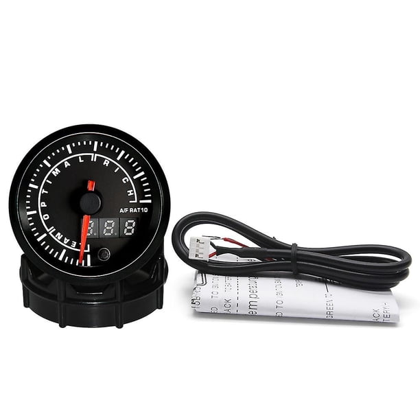 A 52mm Narrowband Air Fuel Ratio Gauge Kit 7 Colors Led Digital Afr Meter With Narrowband O2 Oxygen Sensor Universal For 12v Car