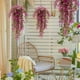 thumbnail image 4 of Cesta colgante de pared de ratán artificial (paquete de 2) | Enredaderas de mandarina artificiales de 75 cm | Decoración de plantas colgantes falsas para interior y exterior, balcón, porche, ja, 4 of 5