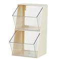 thumbnail image 1 of Organisateur de Condiments pour Thé et Café, Support de Sachets de Thé en Forme de U à Double Couche, Grande Capacité, Boîtes Caddy, Support Multifonction Transparent pour Cosmétiques, Collations, Jouets, 1 of 8