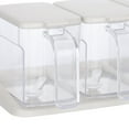 thumbnail image 5 of Boîte d'Assaisonnement Transparente, Ensemble de Boîtes d'Assaisonnement en Plastique Ensemble de Boîtes à Condiments Boîte de Rangement pour Assaisonnements Construction Robuste, 5 of 5