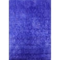thumbnail image 1 of Ahgly Company Machine Washable Indoor Rectangle Industrial Modern Canary Blue Area Rugs, 2' x 4', 1 of 7