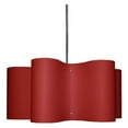 thumbnail image 2 of Dainolite ZUL-203-PC-RD 3 Light Zulu Pendant, Red, 2 of 2