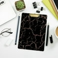 thumbnail image 7 of FMSHPON Rose Gold Marble Texture Clipboard Hardboard Wood Nursing Clip Board and Pull for Standard A4 Letter 13x9 inches, 7 of 7