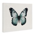 thumbnail image 4 of Stupell Industries Teal Symmetrical Butterfly Animals Painting Wrapped Canvas Art Print Wall Art, 40 x 30, 4 of 8