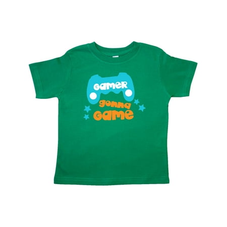 

Inktastic Gamer Gonna Game Joystick Joypad - Orange Blue Gift Toddler Boy or Toddler Girl T-Shirt