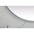 thumbnail image 2 of Metal Frame Oval Mirror 36x72 Inch in Black, 2 of 7