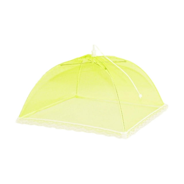 Cubiertas Cubierta de malla para alimentos 43 x 43 cm Cubierta reutilizable y plegable para alimentos Cubierta para tartas Pantalla para alimentos Fruta Picnic Barbacoa