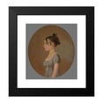 thumbnail image 2 of Jacob Eichholtz 15x16 Black Modern Framed Museum Art Print Titled - Miss Schaum (1808-10), 2 of 5
