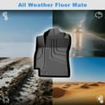 thumbnail image 3 of AOMSAZTO Floor Mats & Cargo Mats Fit for Ford Bronco Sport 2021-2025 - 1st & 2nd Row All Weather Protection Automotive Floor Liner Trunk Mat Car Accessories ,Black, 3 of 8