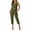 Army Green, variant on hoksml Women's Square Neck Sleeveless 2 Piece Sets, Summer Casual Outfits, Crop Top and Capri Pants