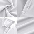 thumbnail image 5 of KLHDSF Men's Polo Shirts Short Sleeve Casual Summer Cotton Shirts for Men Performance Collared Golf Shirts White M, 5 of 5