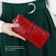 thumbnail image 2 of Qarigey Cartera larga para mujer, monedero con cremallera, monedero, bolso para teléfono móvil, soporte para dinero, tarjeta práctica, Carteras Marrón, 2 of 6
