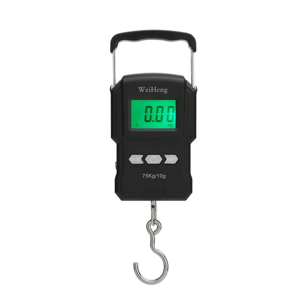 75Kg/10g Fishing Electronic Backlight Weighing Scale Portable Digital