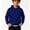 Blue, variant on Vmberlty Hoodies for Boys Solid Color Casual Hooded Sweatshirts with Pockets Long Sleeve Loose Oversized Style Fashion Daily Sportswear for Teen Boys