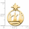 thumbnail image 3 of 14K Yellow Gold Polished Three Wise Men North Star Chain Slide Pendant (25.5 X 18.32) Made In United States -Jewelry By Sweet Pea, 3 of 7