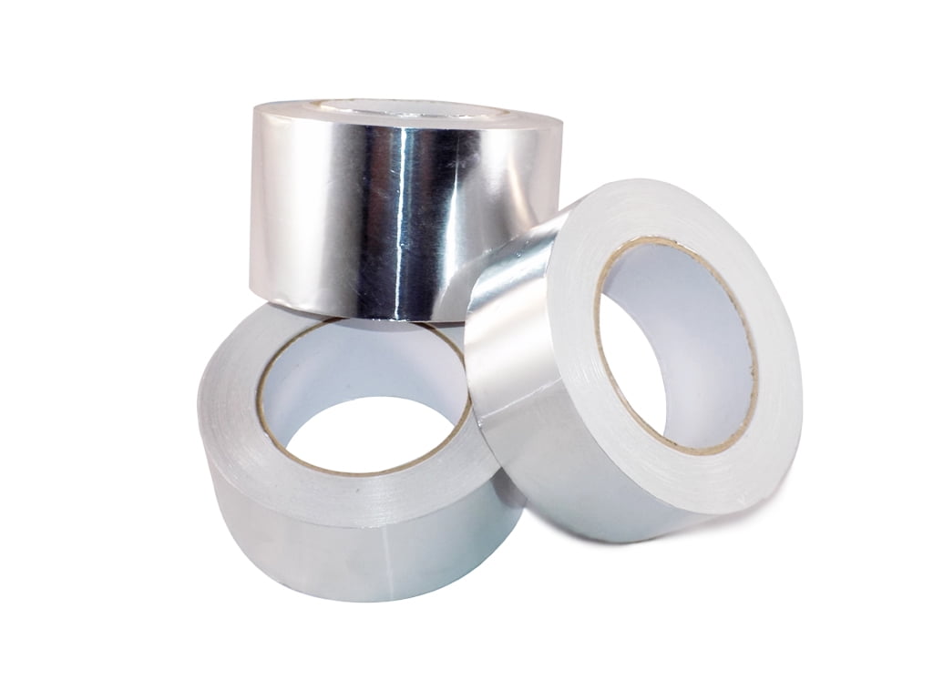 Aluminium Foil Tape Waterproof Aluminium Silver Foil Tape Heat Proof  48mm x 50m 