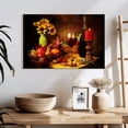 thumbnail image 3 of Elephant Stock Wine Fruit And Nuts Wall Art - Horizontal Canvas Wall Art - Kitchen Wall Decor - Food And Drink Canvas - Black And Brown Decor - 24" x 16", 3 of 8