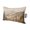 Sepia Gray, Olive Green, Burnt Amber, Charcoal, variant on Chaise Lounge Headrest Pillow 1 Pack, Fall Forest Waterproof Chair Pillows with Insert & Adjustable Elastic Strap for Beach Recliner, Autumn Vintage Pine Trees Mountains Landscape Outdoor Pillow