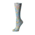 thumbnail image 2 of Cutieful Therapeutic Sheer 8-15 mmHg Compression Hosiery - Striped Umbrellas, 2 of 3