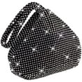 thumbnail image 1 of Women Rhinestone Crystal Evening Clutch Bag With Wristlet Wedding Prom Party Purse Handbags, 1 of 9