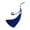 Royal Blue., variant on Unique Bells Pendant Decorative Clothes Bag Tassels Ornament Traditional Chinese Accessory for Fashion Lovers