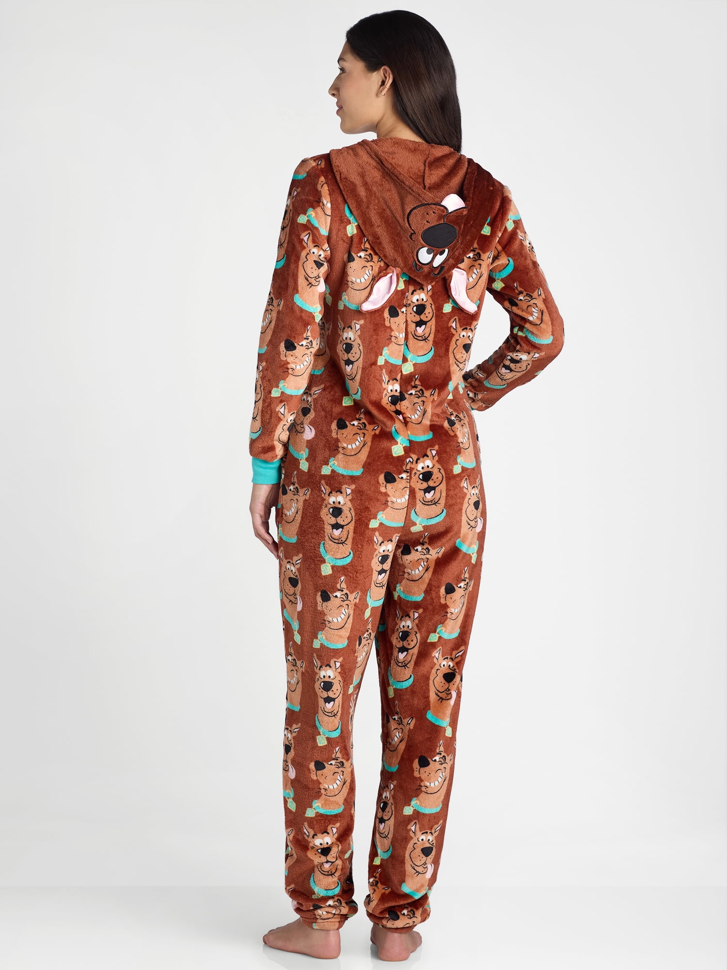 Scooby-Doo Women’s Union Suit with Hood, Sizes XS-3X