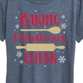 thumbnail image 3 of Instant Message - Baking Christmas Cheer - Women's Short Sleeve Graphic T-Shirt, 3 of 6