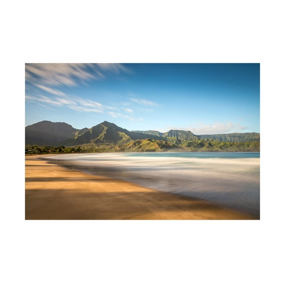 Trademark Fine Art Pierre Leclerc Hanalei Bay Kauai Canvas Wall Art - 16x24