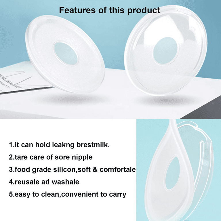  Breast Shells, 4 Pack Nursing Cups, Milk Saver, Protect Sore  Nipples for Breastfeeding, Collect Breastmilk Leaks for Nursing Moms, Soft  and Flexible Silicone Material, Reusable : Baby