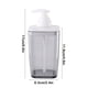 thumbnail image 4 of Limpiador facial Botella de espuma | Bomba de prensa manual | Dispensador de viaje portátil | Plástico a prueba de fugas | Gran capacidad | Recargable para Lotion Champú Acondicionador | 1 pieza, 4 of 8