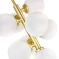 thumbnail image 5 of CWI Lighting Arya 12" 8-Lights Contemporary Metal Pendant in Satin Gold, 5 of 6