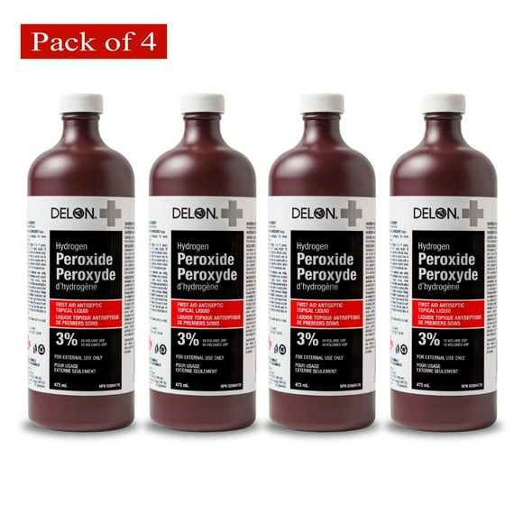 Hydrogen Peroxide 3% (Pack of 4 x 473ml) $5.74 ea.