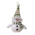 thumbnail image 2 of CoreLiving Light Up Snowman Plush & Handmade Snowman Figurine, Small Lighted Snowman Decor for Indoor Holiday, Christmas Table Decorations and Home Tabletop Decorations, 2 of 8
