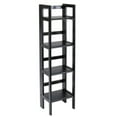 thumbnail image 4 of Winsome Wood Terry 4-Tier Foldable Shelf, Narrow, Black Finish, 4 of 4