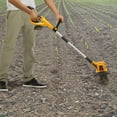 thumbnail image 5 of 20V Cordless Tiller Cultivator, 300W Electric Garden Rototiller with 2.0Ah Battery and Charger, 58" Long Handle Power Weeder for Flower Beds & Gardens, 5 of 16