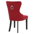 thumbnail image 4 of Costaelm Hank Tufted Velvet Upholstered Dining Side Chair (Set of 4), Velvet Red, 4 of 8