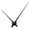 Black, variant on Wall Clock Replacement Set with Quartz Movement and Long Hands, High Torque Design for Large Clock Assembly Projects