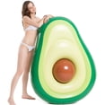 thumbnail image 2 of Pool Float Jasonwell con forma de aguacate inflable con pelota para niños y adultos, 2 of 7