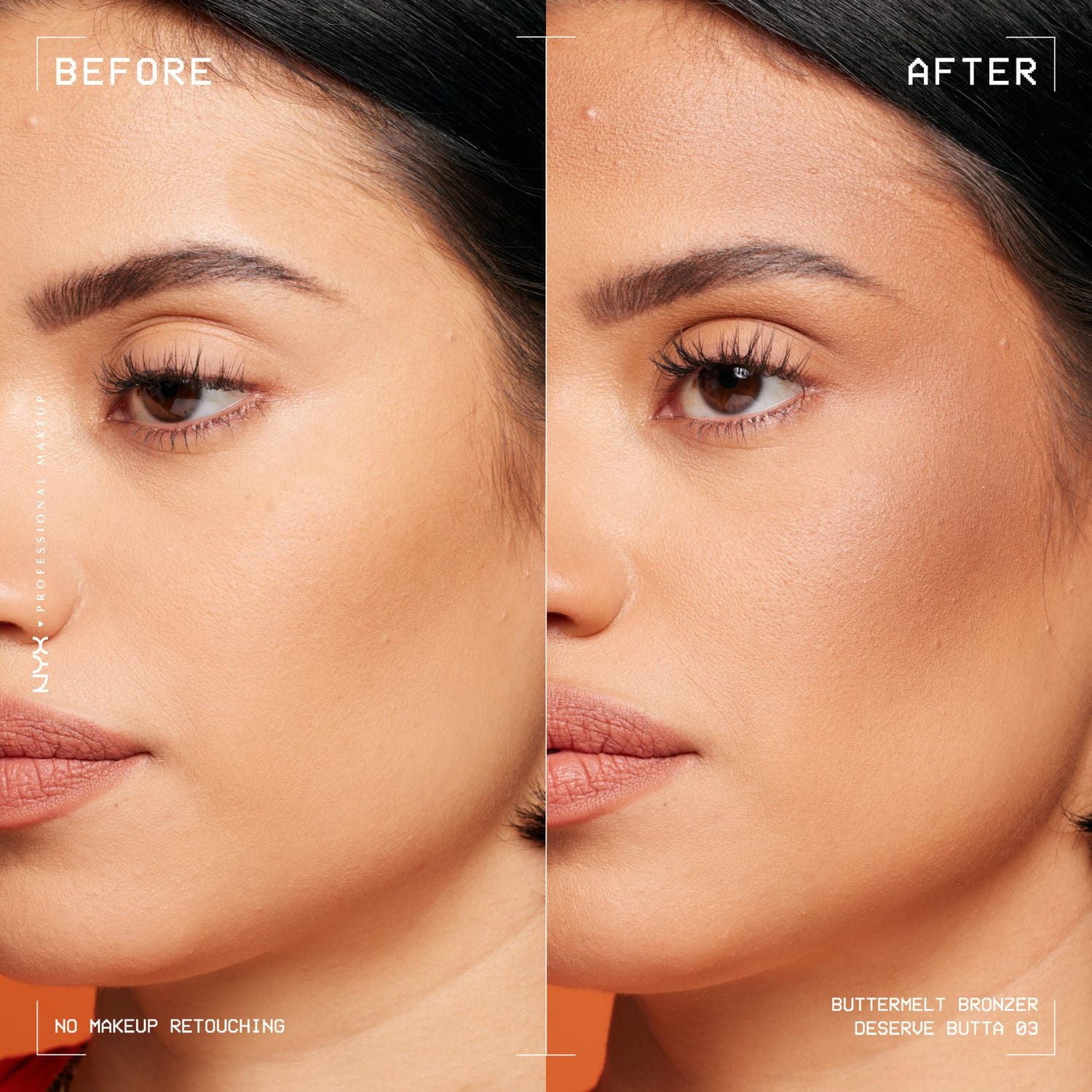 Poudre Bronzante Buttermelt NYX Professional Makeup, 12hr d'utilization Poudre bronzante compacte