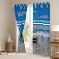 thumbnail image 3 of Homewish Football Print Blackout Curtains Set of 2 (52x84 Each) for Female Men Adults,Sport Theme Window Curtains,Ball Gamer Curtains and Drapes,Ultra Soft Home Decor, 3 of 6