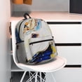 thumbnail image 6 of Daiia Starry White Horse School Backpack for Men Women, Unisex Large Waterproof Bookbag Schoolbag Casual Daypack for High School/College/Teens/Travel/Work Black, 6 of 8